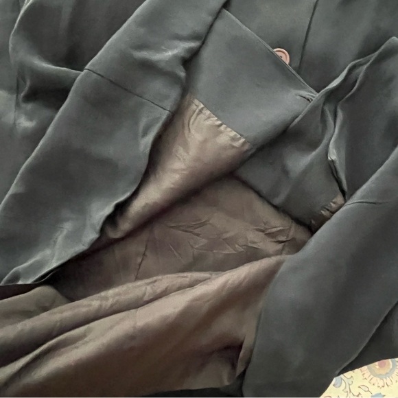 Gorgeous Navy Blue 💯 Silk Vintage Dress - Picture 7 of 7